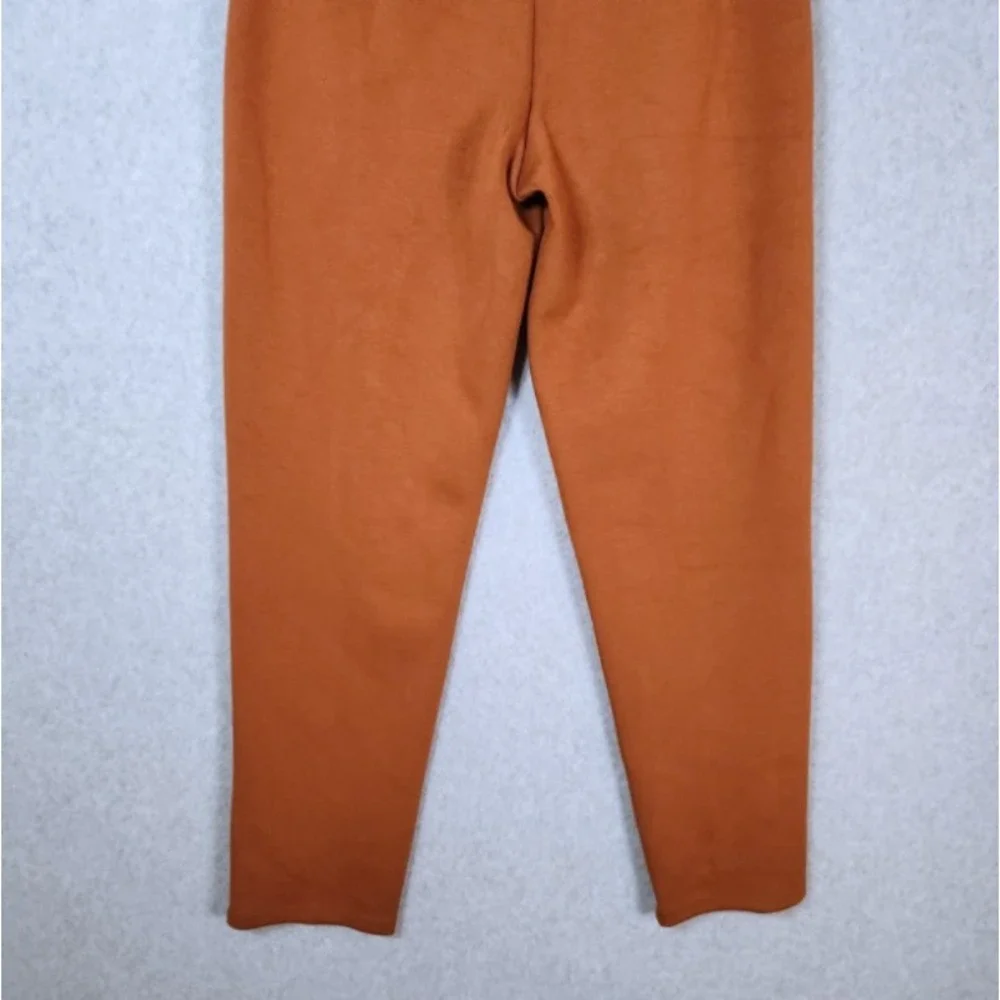 Halara Flex High Waisted Pocket Tapered Work Pants Size Small Glazed Ginger Rust - Picture 8 of 11
